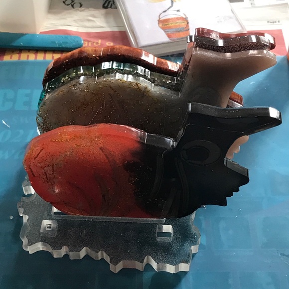 Black Girl Magic! The Head-wrapped Lady Coasters. A set of 4 and a holder. - Picture 3 of 11